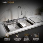 Piano Silver Smart Kitchen Sink - Image 2