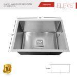 Origin Handmade Single Bowl (18”x16”) Model - SB 1816 - Image 5