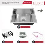 Origin Handmade Single Bowl (18”x16”) Model - SB 1816 - Image 4