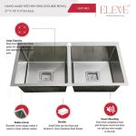 Noir Handmade with Tap Hole (22”x18”) Model - SBTH 2218 - Image 3