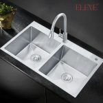 Noir Handmade with Tap Hole (22”x18”) Model - SBTH 2218