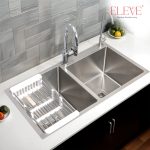 Opus Double Bowl with Tap Hole (37”x18”) Model - DBMH 3718