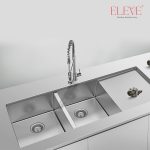 Eminence Double Bowl with Drain Board (48”x18”) Model - DBDB 4818